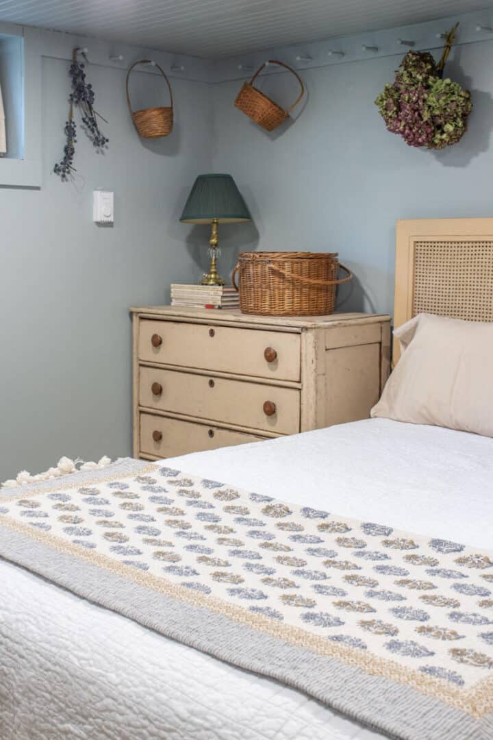 basement-bedroom-paint-color-ideas-720x1080-1 bedroom-basement-makeover-after-blue-painted-walls-and-ceiling