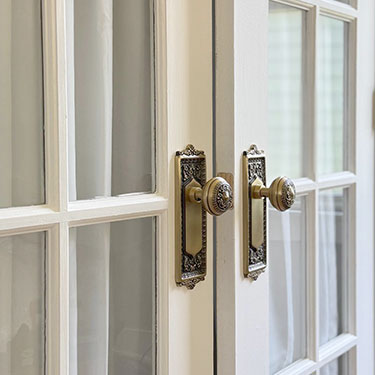 French Doors On Bedroom Closet – Before And After Makeover – The Honeycomb Home