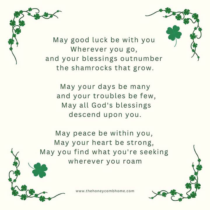 may-good-luck-be-with-you-st-patricks-day-prayer-printable-10x10-2 May Good Luck Be With You St Patricks day prayer printable 10x10 - St Patrick's day prayers