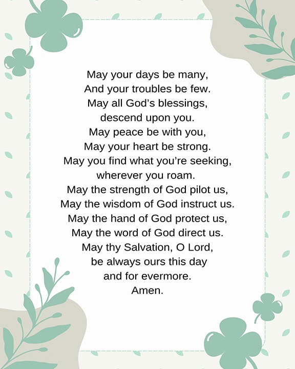may-your-days-be-many-st-patricks-day-prayer-printable-8x10-1 May your days be many st patricks day prayer printable 8x10
